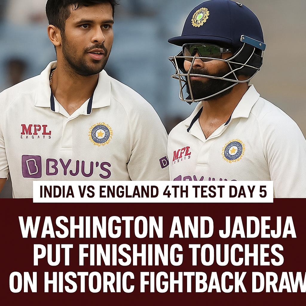 India vs England 4th Test