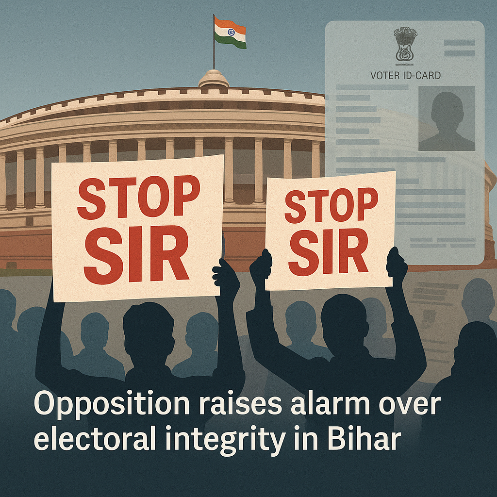 Opposition uproar