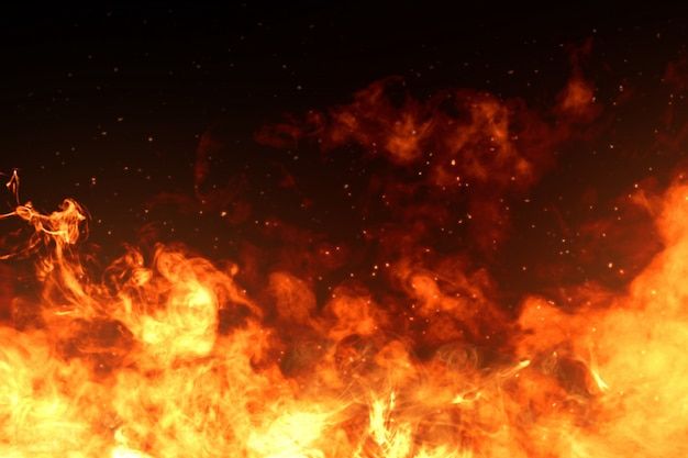 imagens de chamas de fogo foto premium