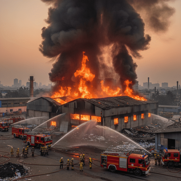 Bhiwandi Paper Factory Fire