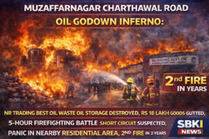 Charthawal Road Oil Godown Inferno