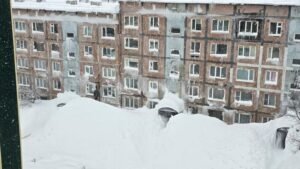 Record Snowfall Russia