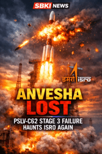 PSLV-C62 Stage 3 Failure