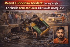 Meerut E-Rickshaw Accident