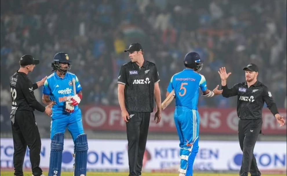 India Edge New Zealand In Thriller