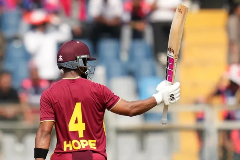 Shai Hope Unbeaten Fifty Steers West Indies Into T20 World Cup Super Eights