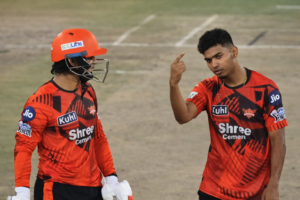 Ishan Kishan Receives Fiery Send-Off From Teammate Zeeshan Ansari in SRH Practice Match