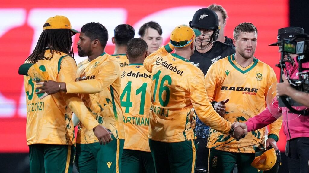 South Africa Beats New Zealand In 4th T20 to Level Series at 2-2