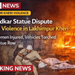 Lakhimpur Kheri Ambedkar statue vivad