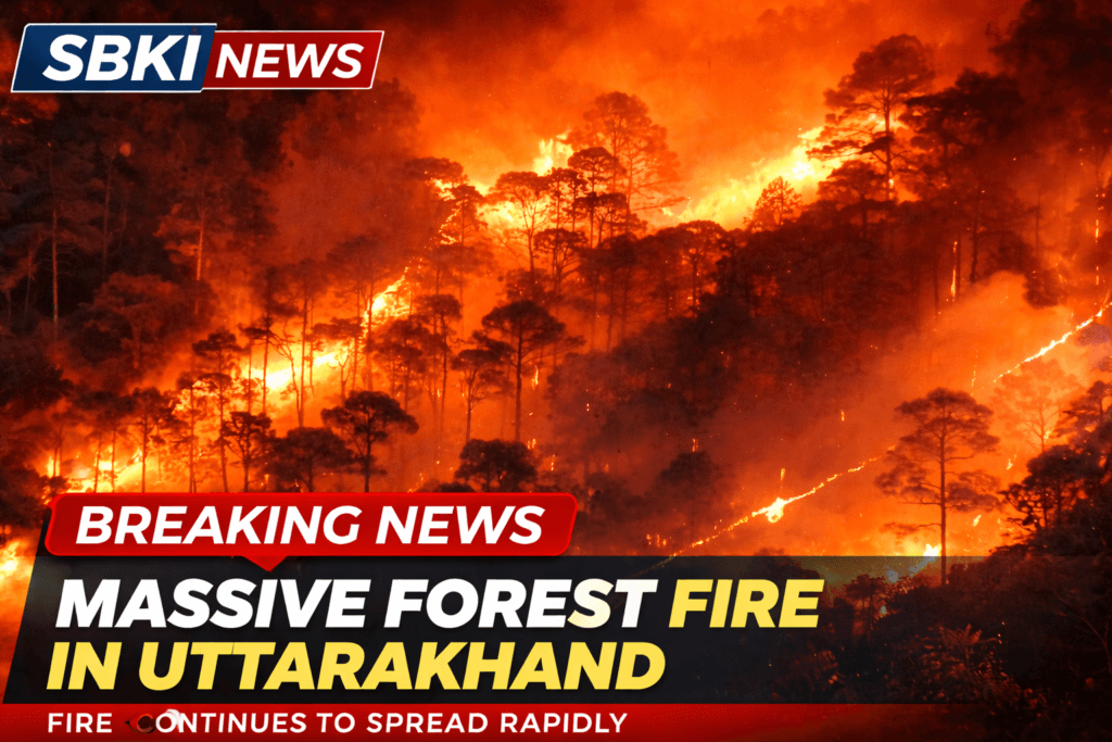 Uttarakhand forest fire