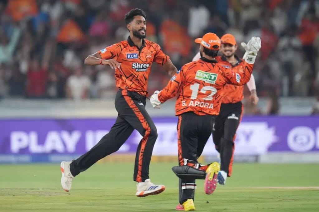 SRH Debutant Duo Praful Hinge, Sakib Hussain Stun RR with 8 Wickets in Epic 57-Run IPL 2026 Win