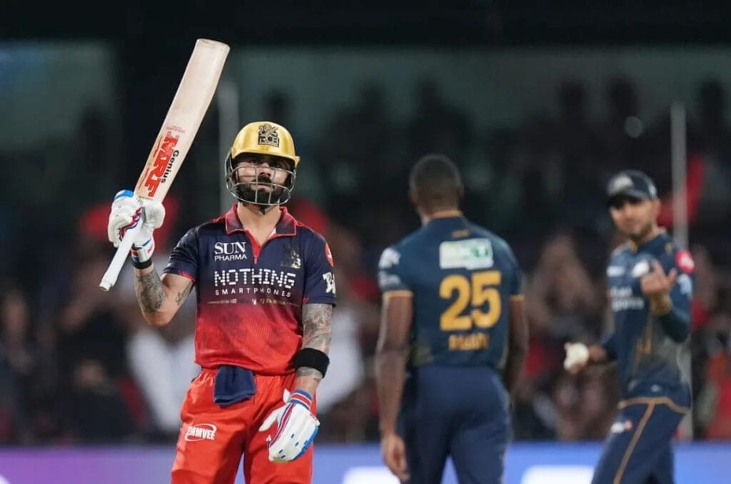Virat Kohli Epic 81 After Drop on 0 Powers RCB to Thrilling Chase of GT’s 206 at Chinnaswamy