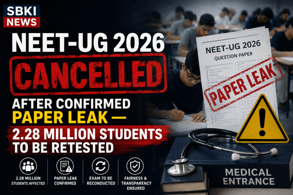 NEET cancelled 2026