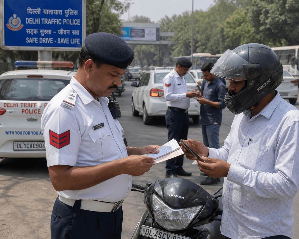 Delhi Traffic Challans Get Stricter: New Digital Rules, 50% Deposit Before Court and Deadlines Announced