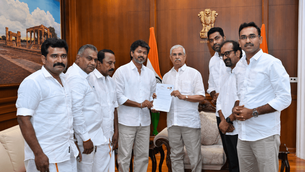 Tamil Nadu Governor Rajendra Arlekar TVK party vck