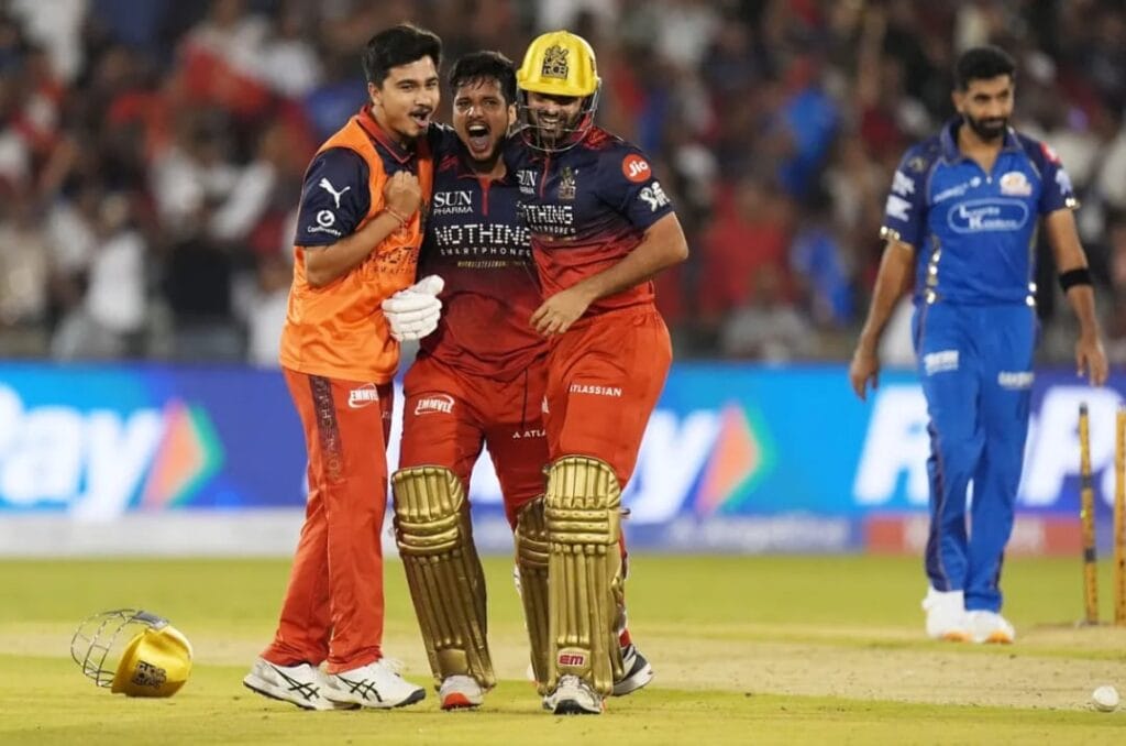 Krunal Pandya’s All-Round Brilliance Powers RCB to Dramatic Last-Ball Win Over Mumbai Indians