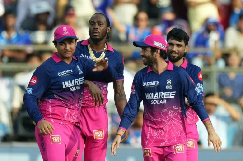 RR Beat MI by 30 Runs to Seal IPL 2026 Playoffs Spot; PBKS and KKR Exit Race