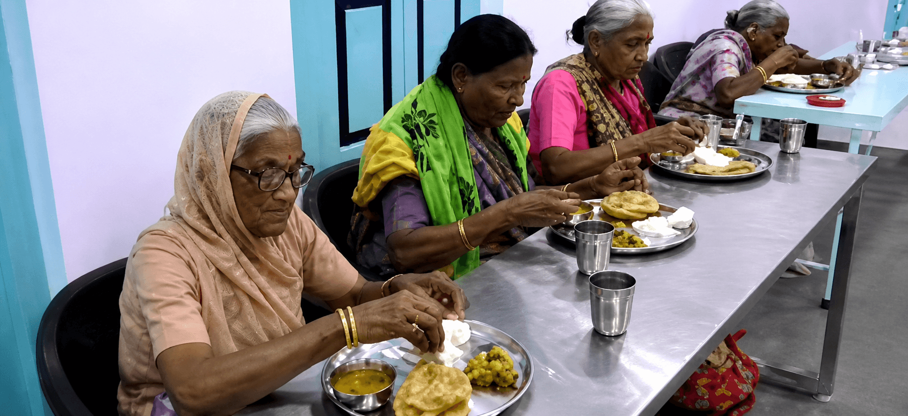 Chandanki Village in gujarat shared kitchen community living