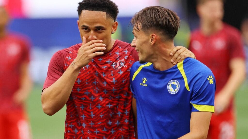 FIFA World Cup 2026: Switzerland Rout Bosnia and Herzegovina 4-1 With Late Brace from Johan Manzambi, Go Top of Group B After Red Card Drama