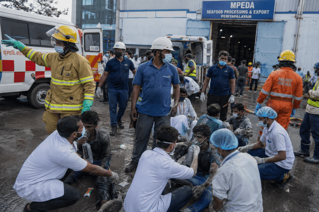 Ammonia Gas Leak