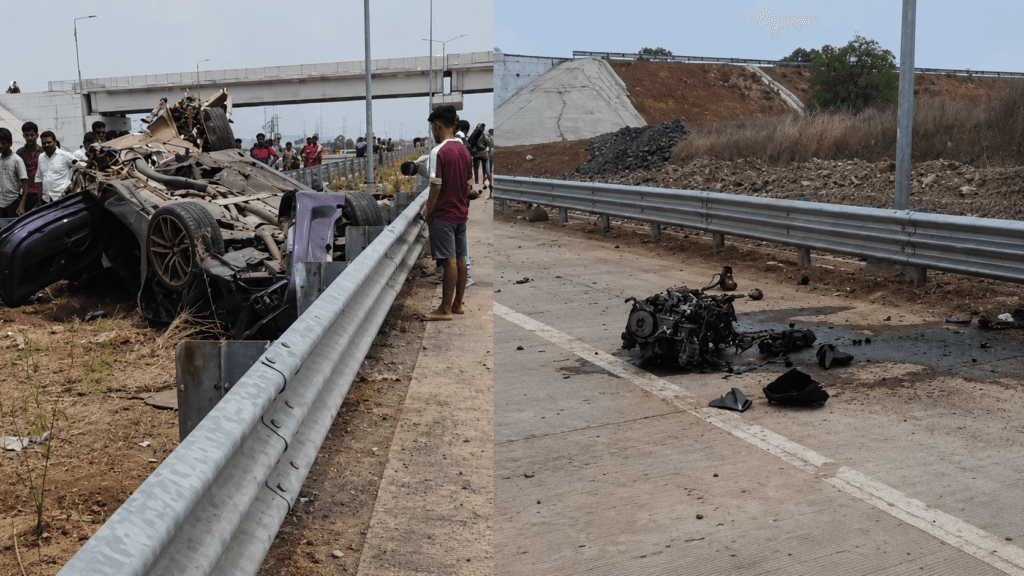 BMW Z4 Crashes at 250 kmph Near Mumbai: 2 Killed, Body Parts Scattered