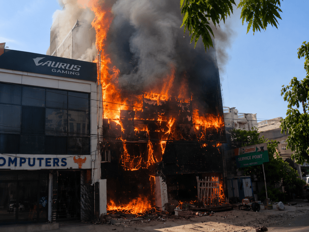 Lucknow Coaching Institute Fire