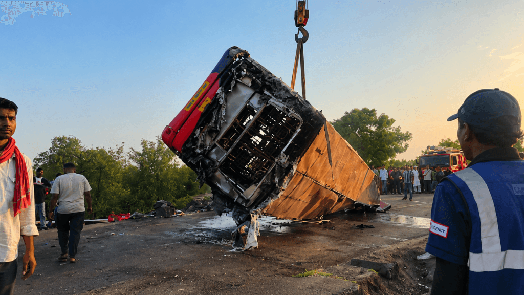 Surat Highway Horror: 7 Dead, 15 Injured in Maharashtra ST Bus Collision