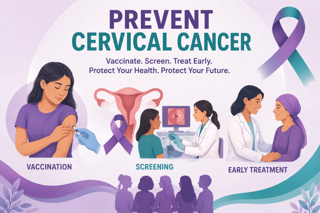 Cervical Cancer Prevention Cervical Cancer symptoms HPV infection