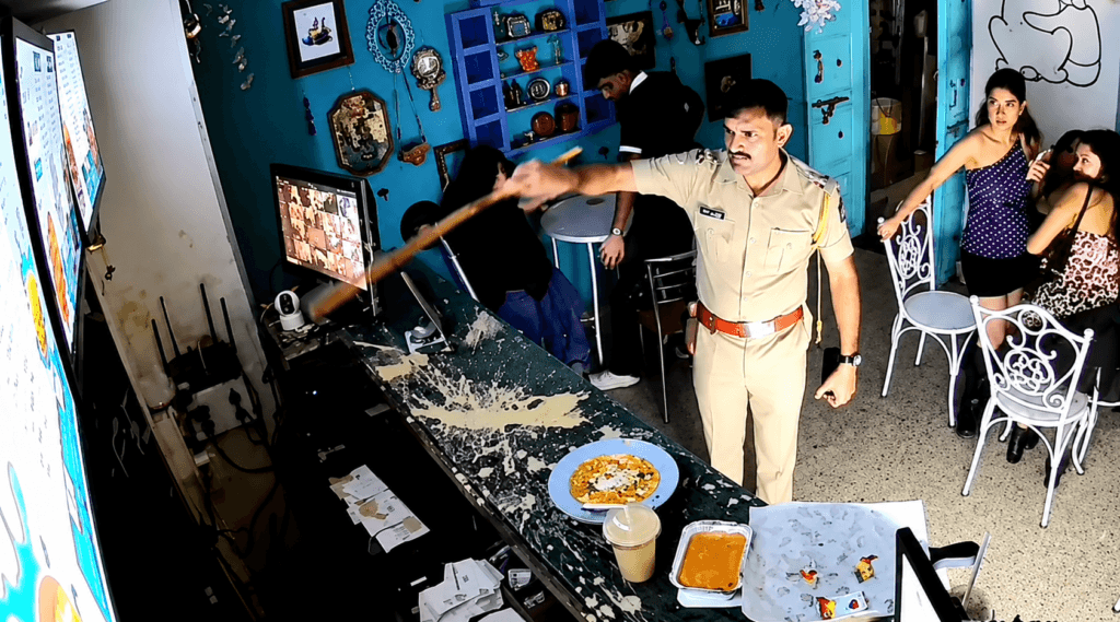 Pune Police Sub-Inspector Suspended After Viral Cafe CCTV Shows Ruckus, Threats and Misconduct