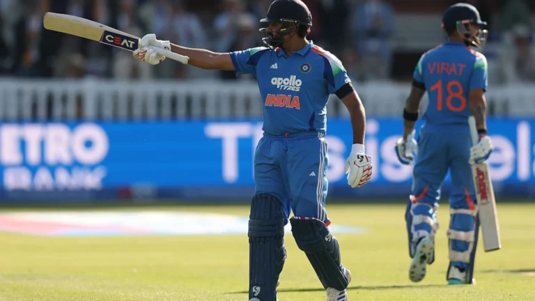 Rohit Sharma’s Stunning 138 in Vain as India Lose ODI Series to England at Lord’s