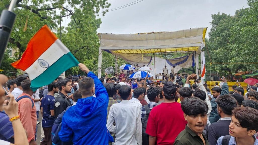 CJP Protest Reclaims Jantar Mantar Amid Tight Security