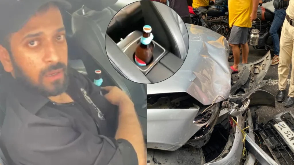 Delhi Mercedes Crash: Elderly Woman Killed in Narela, Driver Arrested After Chain Collision