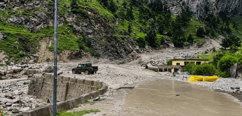 Uttarakhand Flash Flood: Bailey Bridge Washed Away in Chamoli, BRO Driver Missing