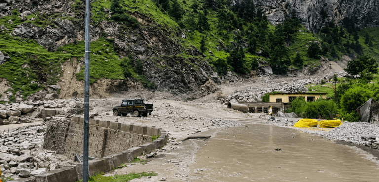 Uttarakhand Flash Flood: Bailey Bridge Washed Away in Chamoli, BRO Driver Missing