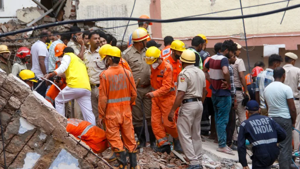 Debris In Basement, Wall Removed: Investigation Reveals What Led To Delhi’s Satya Niketan Building Collapse That Killed Seven