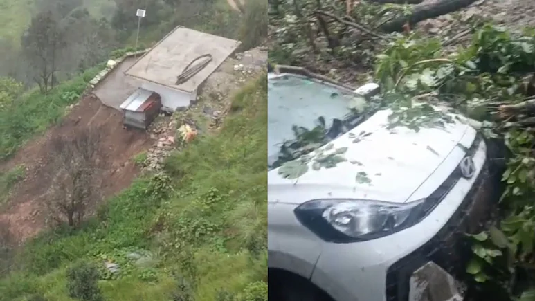 Landslides Hit Nainital Villages: Homes At Risk As Heavy Rain Batters Uttarakhand